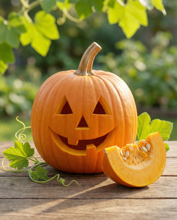 Pumpafrön Jack O'lantern (Cucurbita pepo) – ettårig grönsak från SeedsChoice