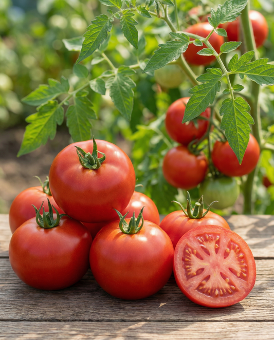 Tomat Pyros F1 (Solanum lycopersicum) – ettåriga grönsaksfrön från SeedsChoice