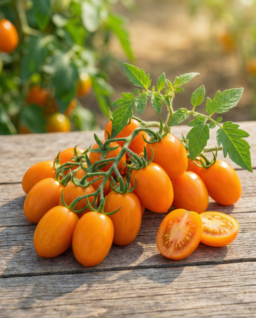 Snacktomat Dattorange F1 (Solanum lycopersicum) – ettåriga grönsaksfrön från SeedsChoice