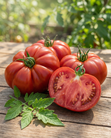 Kötttomat Marmande (Solanum lycopersicum) – ettåriga grönsaksfrön från SeedsChoice