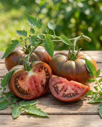 Tomat Black Krim (Solanum lycopersicum) – ettåriga grönsaksfrön från SeedsChoice