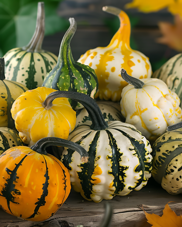 Prydnadspumpafrön (Cucurbita pepo) – ettårig blandning
