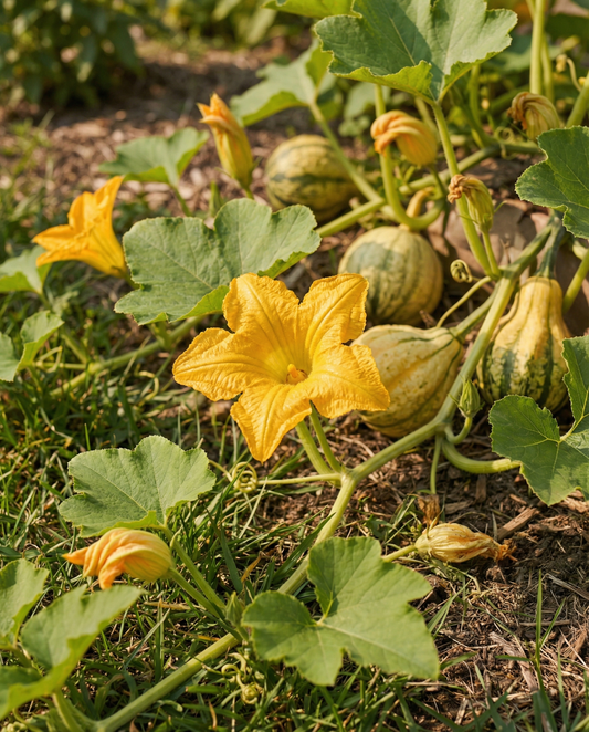 Prydnadspumpa (Cucurbita pepo) – frön i ettårig blandning från SeedsChoice