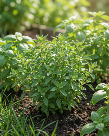 Basilika Fine Leaf (Ocimum basilicum) – ettåriga örter från SeedsChoice