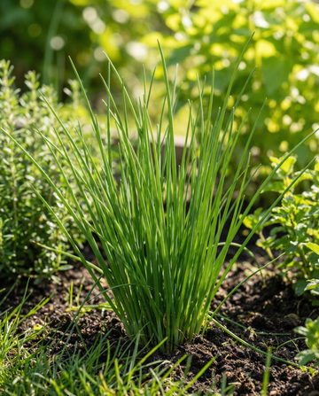 Chives Prager Medium Fine (Allium schoenoprasum) – fleråriga örtfrön från SeedsChoice
