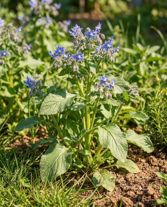 Gurkört (Borago officinalis) – ettåriga örtfrön från SeedsChoice