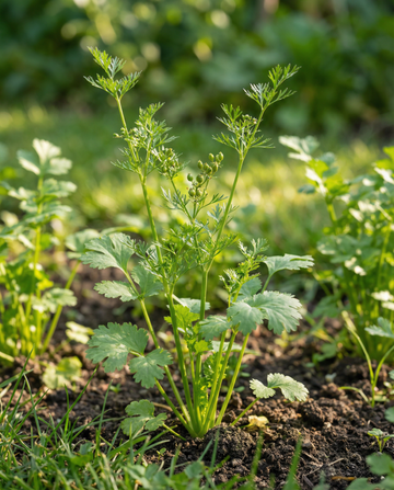 Citronkoriander (Coriandrum sativum) – ettåriga örtfrön från SeedsChoice