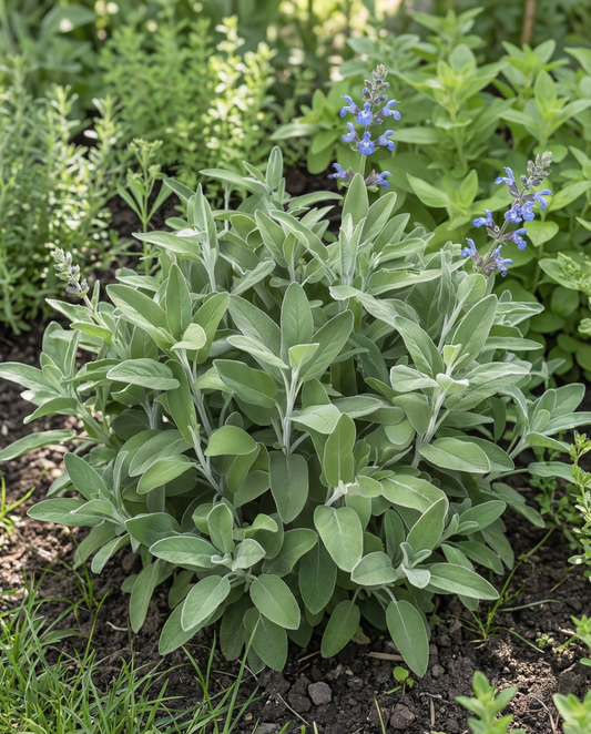 Salvia (Salvia officinalis) – frön av flerårig ört från SeedsChoice