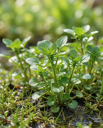 Vattenkrasse (Nasturtium officinale) – fleråriga örtsfrön från SeedsChoice