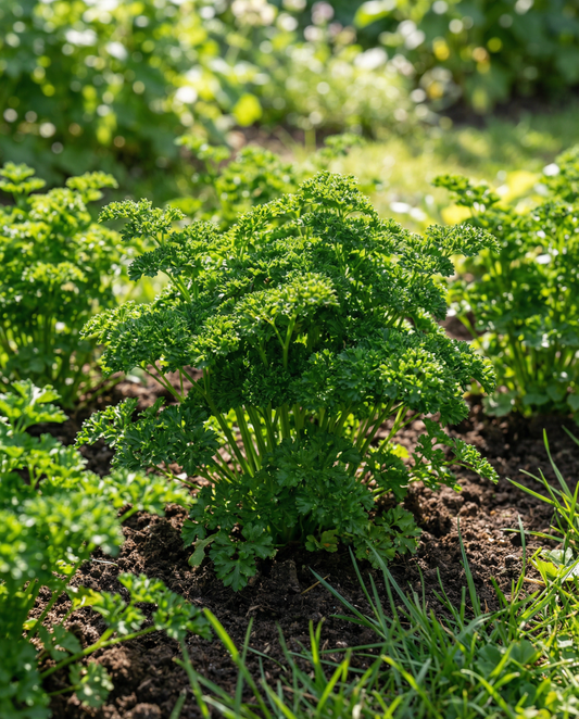 Persilja Moss Curled (Petroselinum crispum) – ettåriga örtfrön från SeedsChoice