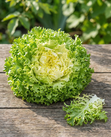 Frissésallat White (Cichorium endivia) – ettåriga grönsaksfrön från SeedsChoice