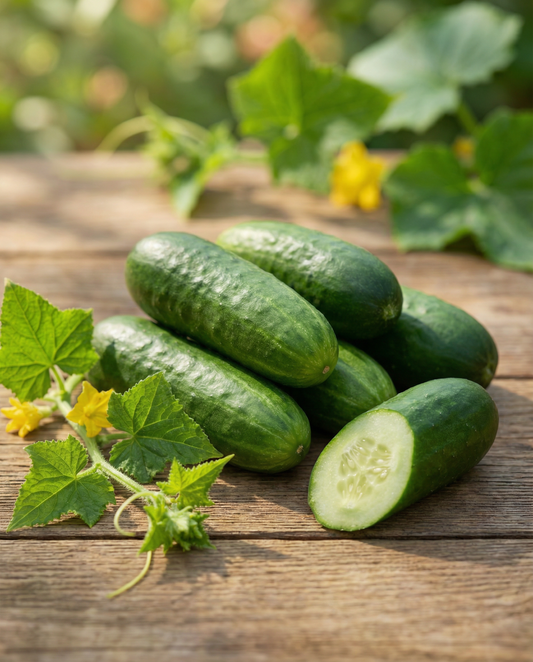 Gurka Hokus (Cucumis sativus) – ettåriga grönsaksfrön från SeedsChoice