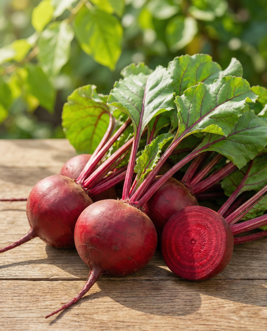 Rödbeta Egyptian Flat Round (Beta vulgaris) – frön för ettårig grönsak från SeedsChoice