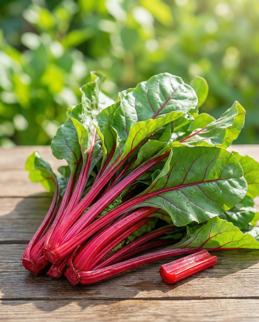 Mangold Red Micro Leaf (Beta vulgaris) – ettåriga grönsaksfrön från SeedsChoice
