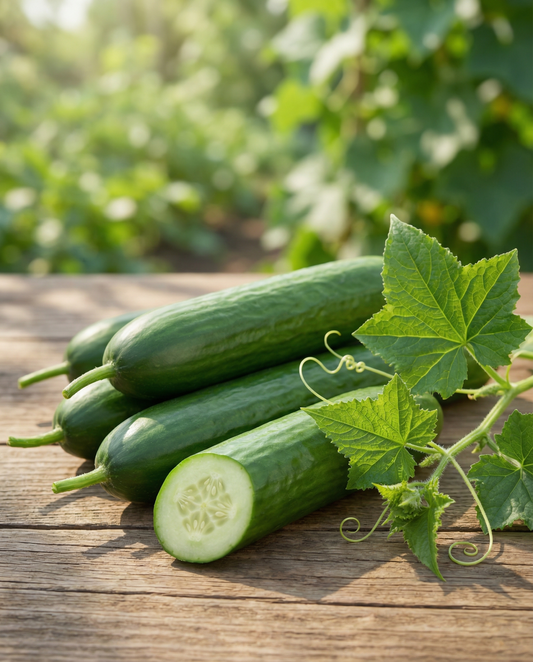 Gurka Johanna (Cucumis sativus) – frön för ettårig grönsak från SeedsChoice