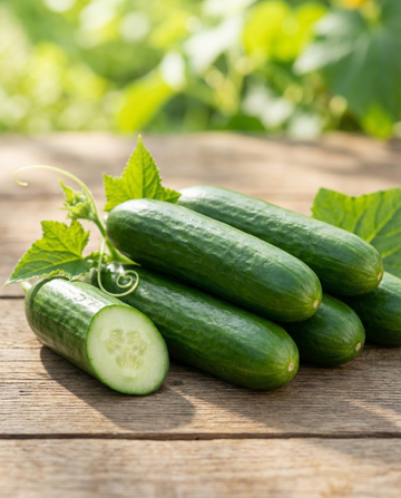 Snacksgurka Iznik F1 (Cucumis sativus) – ettåriga grönsaksfrön från SeedsChoice