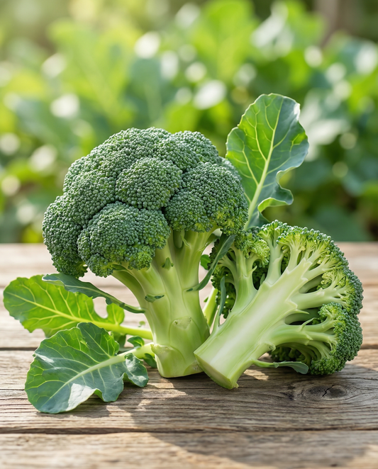 Broccoli Calabrese Natalino (Brassica oleracea) – ettåriga grönsaksfrön från SeedsChoice