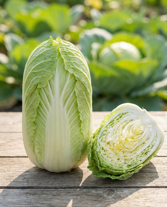 Kinesisk kål Granaat Michihli (Brassica pekinensis) – ettåriga grönsaksfrön från SeedsChoice