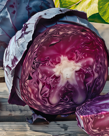 Rödkål Roodkop frön (Brassica oleracea) – ettårig grönsak