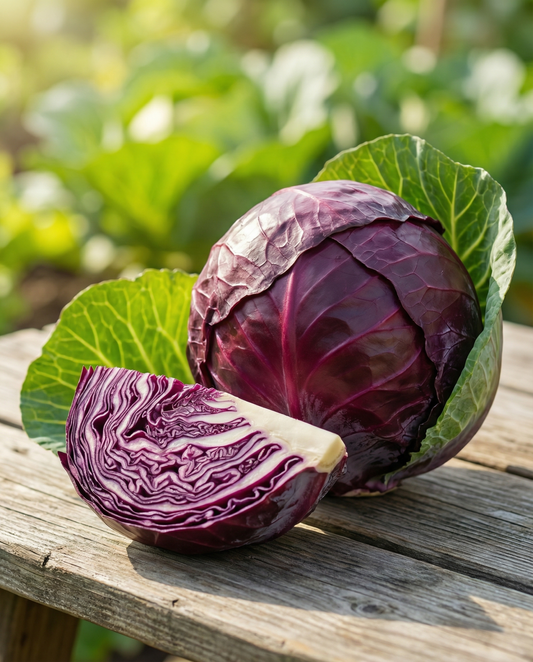 Rödkål Roodkop (Brassica oleracea) – ettåriga grönsaksfrön från SeedsChoice