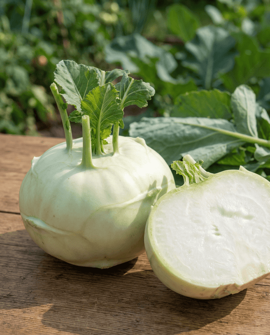 Kålrabbi Lanro (Brassica oleracea) – ettåriga grönsaksfrön från SeedsChoice
