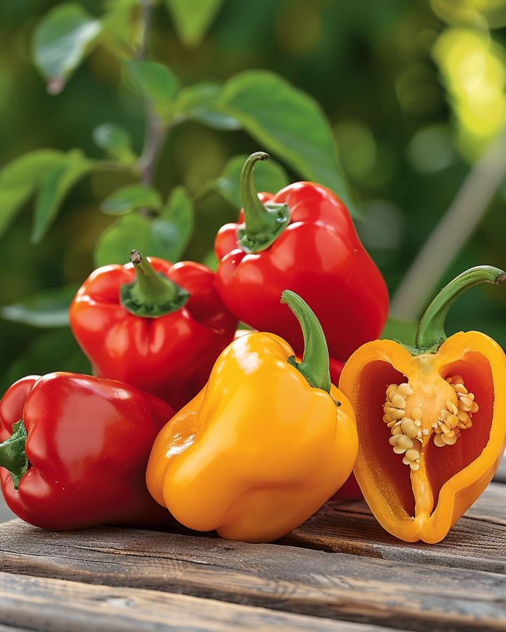 Fröer till minipaprika Tinkerbell Mix (Capsicum annuum) – ettårig grönsak