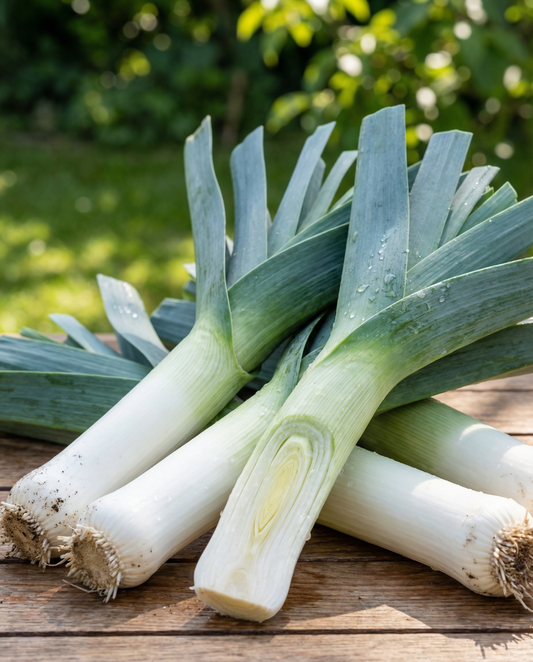 Purjolök Bluegreen Winter (Allium porrum) – ettåriga grönsaksfrön från SeedsChoice