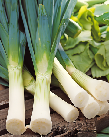 Purjolök Bluegreen Winter Hiverbleu kuldtålig frön (Allium porrum) – ettårig grönsak