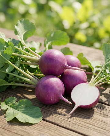 Rädisa Viola (Raphanus sativus) – ettårliga grönsaksfrön från SeedsChoice
