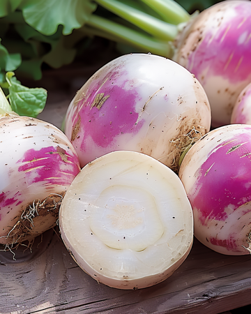 Majrova Ronde Witte Roodkop Nancy frön (Brassica rapa) – ettårigt grönsaksfrö
