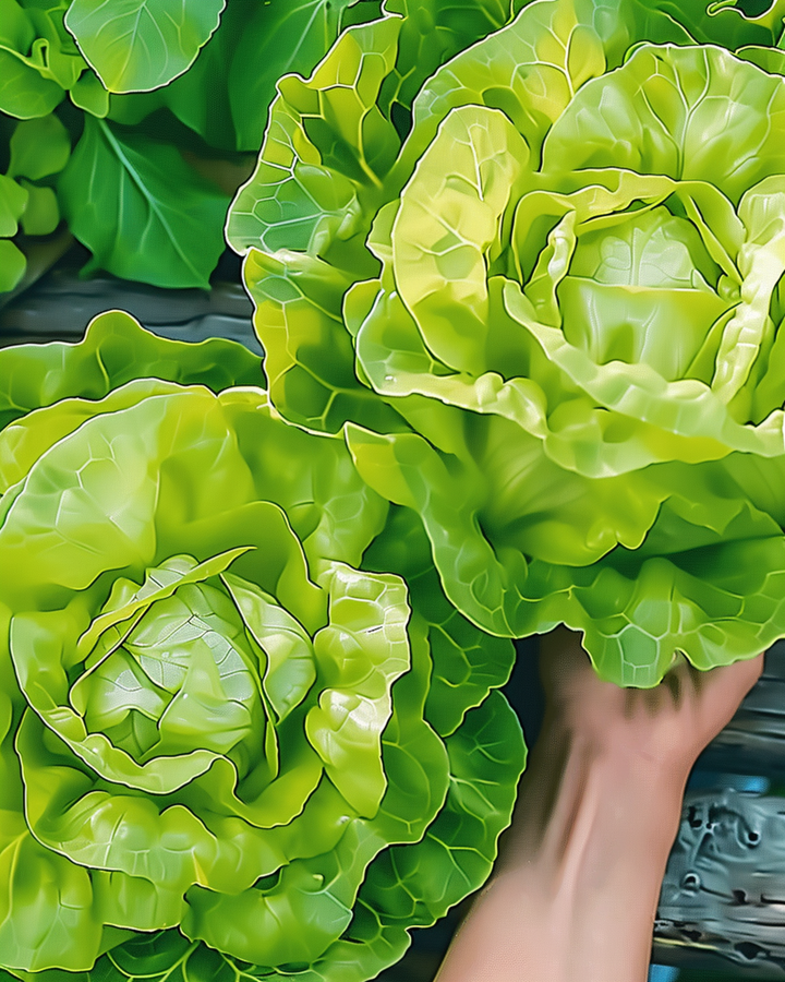 Sallat Appia Smörhuvud frön (Lactuca sativa) – ettårig grönsak