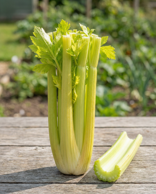 Selleri Golden Self Blanching (Apium graveolens) – ettåriga grönsaksfrön från SeedsChoice
