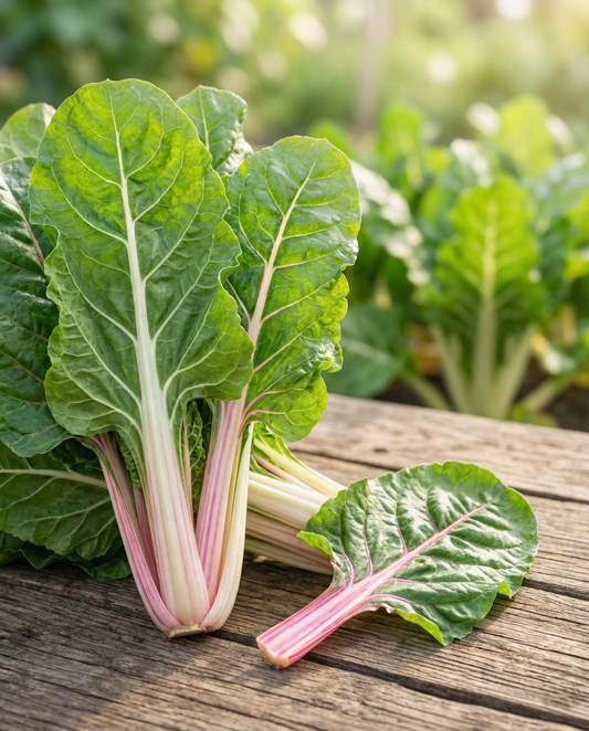 Mangold Peppermint (Beta vulgaris) – ettåriga grönsaksfrön från SeedsChoice