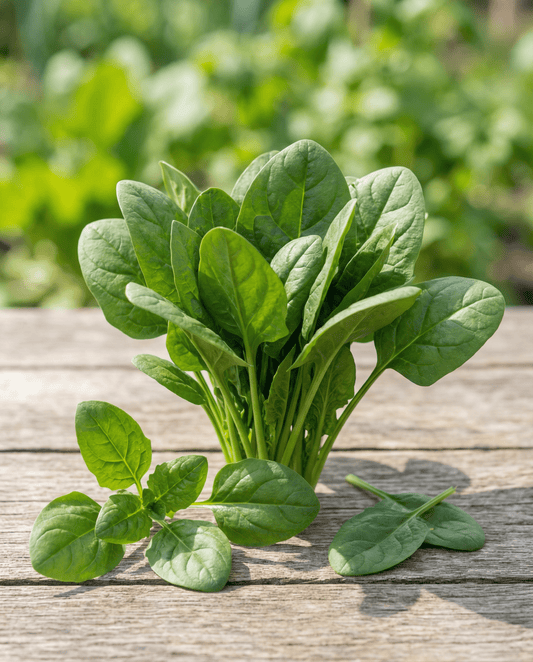 Spenat Nores Green (Spinacia oleracea) – ettåriga grönsaksfrön från SeedsChoice