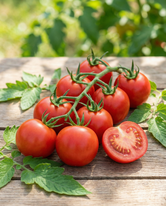 Röd klastomaten Serrat F1 (Solanum lycopersicum) – ettåriga grönsaksfrön från SeedsChoice