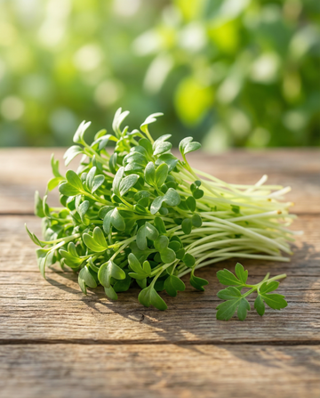 Trädgårdskrasse (Lepidium sativum) – ettåriga grönsaksfrön från SeedsChoice