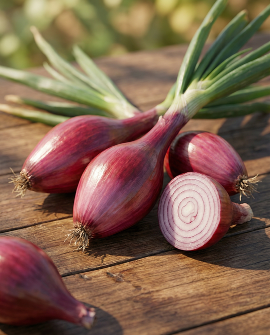 Lök Rossa Lunga Di Firenze (Allium cepa) – ettåriga grönsaksfrön från SeedsChoice