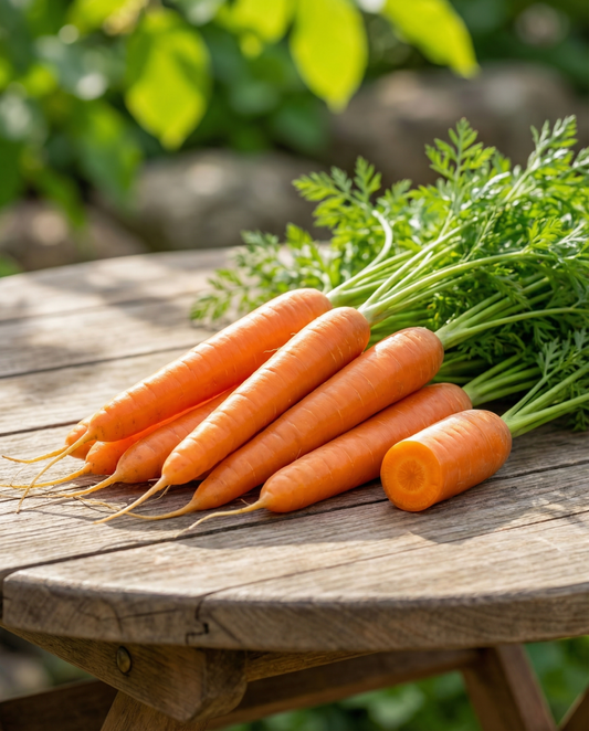 Sommarmorot Amsterdam 2 (Daucus carota) – ettåriga grönsaksfrön från SeedsChoice