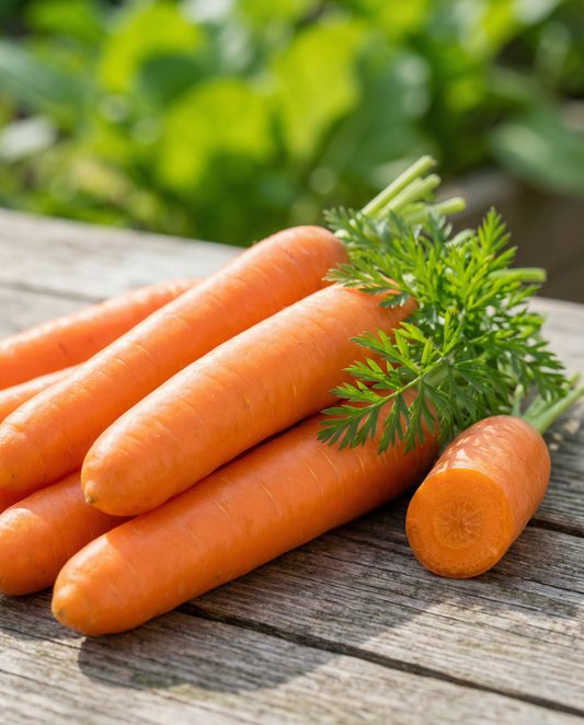 Sommarmorot Nantes 2 (Daucus carota) – ettåriga grönsaksfrön från SeedsChoice