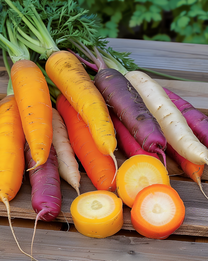 Morotsfrön Rainbow Mix F1 (Daucus carota) – ettårig grönsak