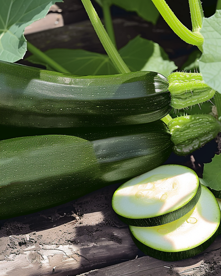 Black Forest F1 klätterzucchinifrön (Cucurbita pepo) – ettårig klätterväxt