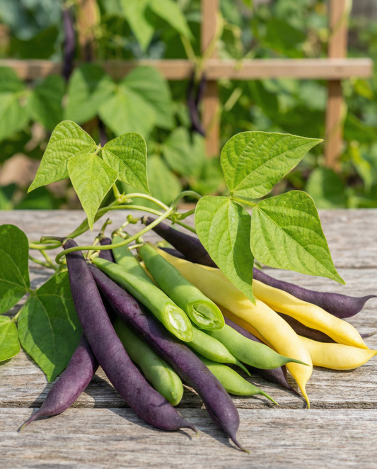 Störböna Three Color Mix (Phaseolus vulgaris) – ettåriga grönsaksfrön från SeedsChoice