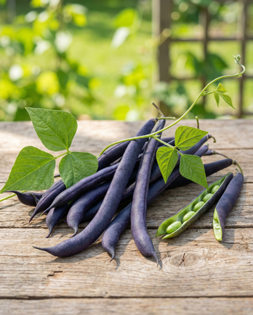 Störböna Blauhilde (Phaseolus vulgaris) – ettåriga grönsaksfrön från SeedsChoice