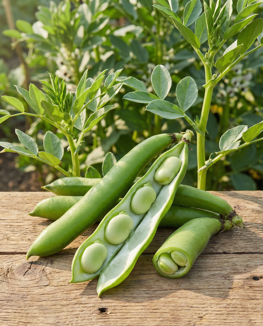 Bondböna Witkiem (Vicia faba) – ettåriga grönsaksfrön från SeedsChoice