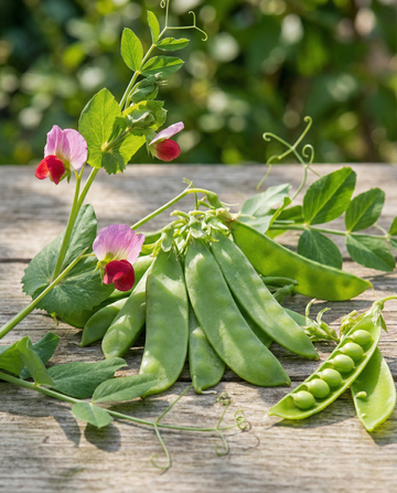 Sockerärtor Grijze Roodbloeiende (Pisum sativum) – ettåriga grönsaksfrön från SeedsChoice