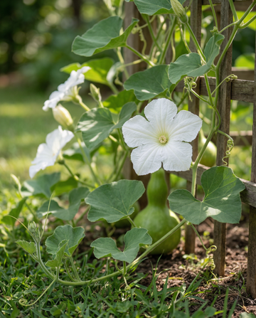 Kalebassranka Fågelholksflaska (Lagenaria siceraria) – frön till ettårig klätterväxt från SeedsChoice