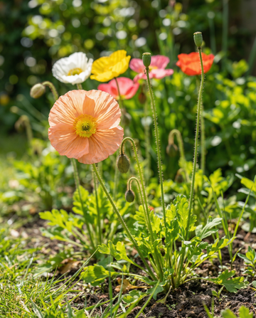 Islandsvalmofrön i blandning (Papaver nudicaule) – tvååriga blomsterfrön från SeedsChoice