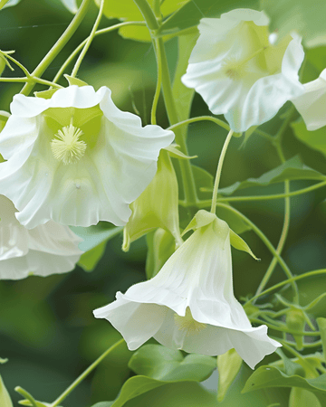 Frön till Cathedral Bells White Climber (Cobaea scandens) – ettårig klängväxt