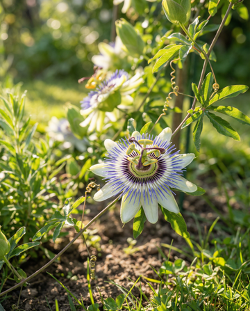 Blå passionsblomma klätterväxt (Passiflora caerulea) – klätterfrön från SeedsChoice