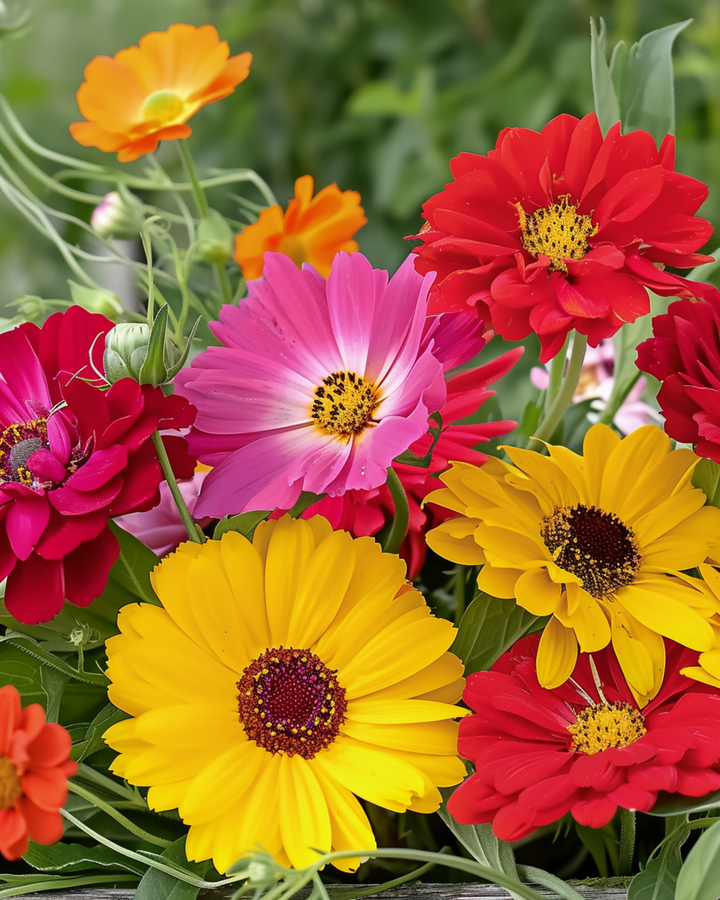 Picking Colourful Bouquet Mix Cut frön – ettårig blomma